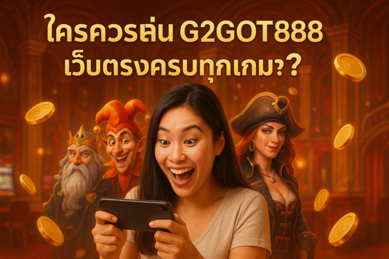 ใครควรเล่น G2GOT888 เว็บตรงครบทุกเกม?