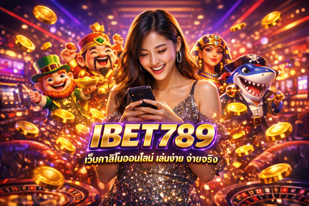 IBET789 เว็บคาสิโนออนไลน์ เล่นง่าย จ่ายจริง